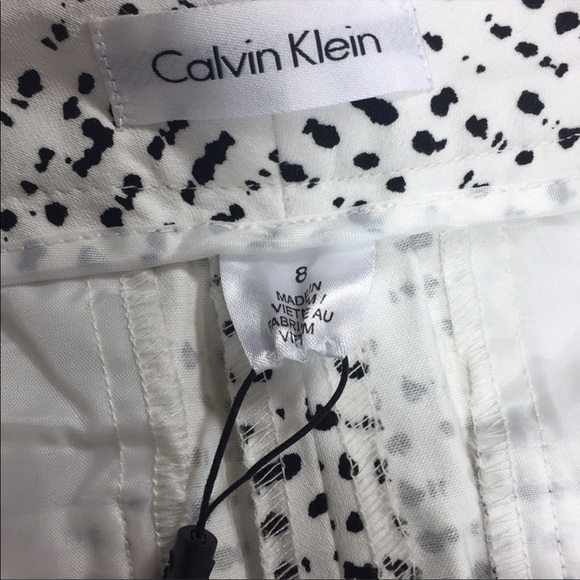 CALVIN KLEIN CAPRI PANTS size 8 NWT - Picture 8 of 9